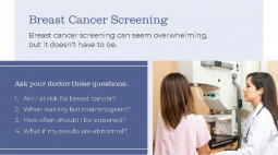 Breast Cancer and Cervical Cancer Screening Question Card