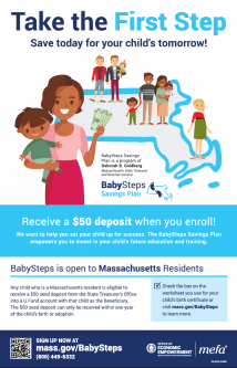 BabySteps Savings Plan Poster