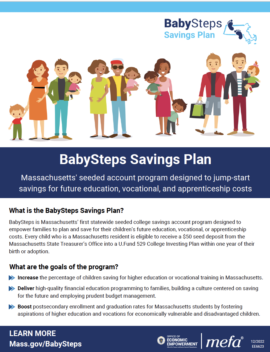 BabySteps Savings Plan One-Pager: Massachusetts Health Promotion  Clearinghouse