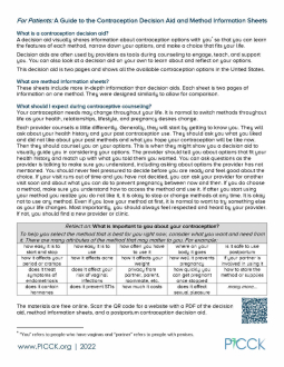PICCK - Patient Guides - English