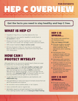 Hep C Overview for Patients - Fact Sheet