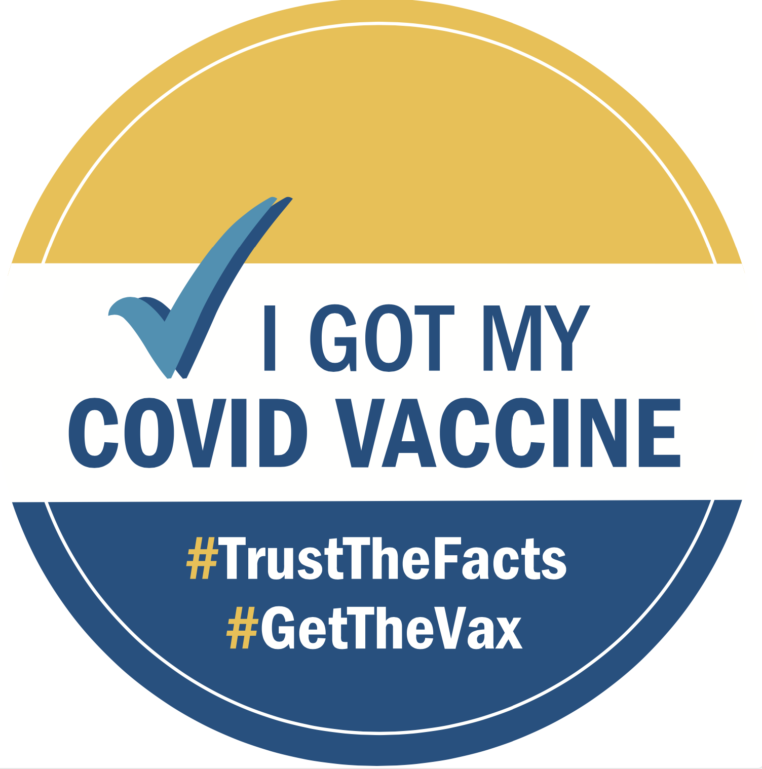 I am vaccinated sticker