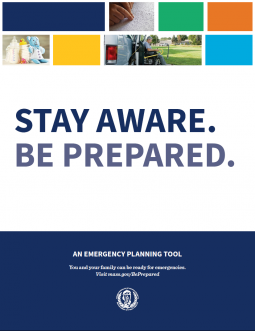 Stay Aware, Be Prepared Booklet