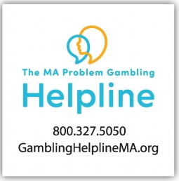 MA Problem Gambling Helpline Sticker