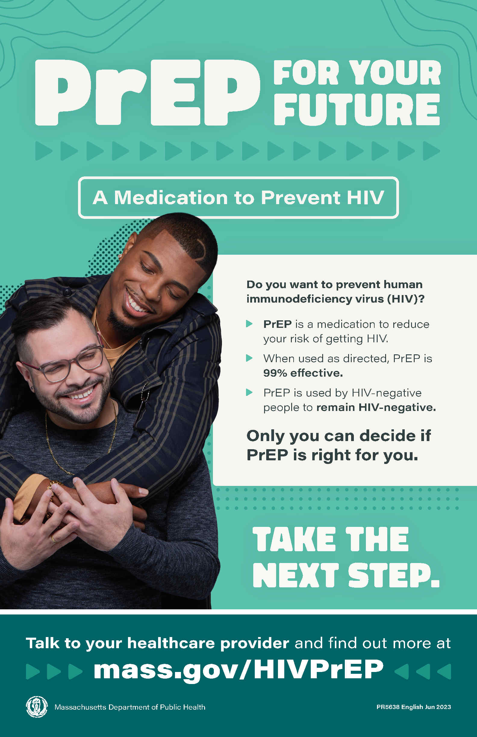 Prep For Your Future Poster Young Male Couple Massachusetts Health Promotion Clearinghouse 2455
