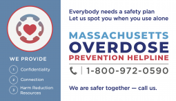 Overdose Prevention Helpline Wallet Card
