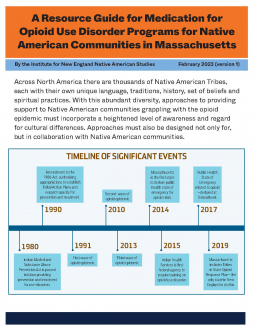 Resource Guide for MOUD Programs for Native American Communities in Massachusetts