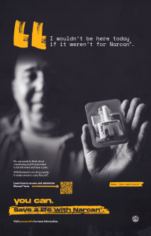 You Can Save a Life with Narcan Damon Poster
