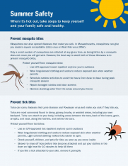 Summer Safety Fact Sheet - Multiple Languages