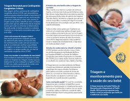 Screening and Monitoring Programs for Your Baby's Health - Portuguese
