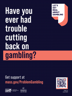 Have You Ever Had Trouble Cutting Back on Gambling? Poster - Multiple Languages