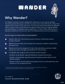 Wander Conversation Starters for Educators - Digital Version
