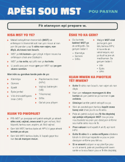 STD/STI Overview for Black Women Patients - Fact Sheet - Haitian Creole