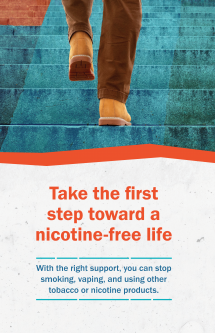 Take the First Step Toward a Nicotine-Free Life Brochure - Multiple Languages