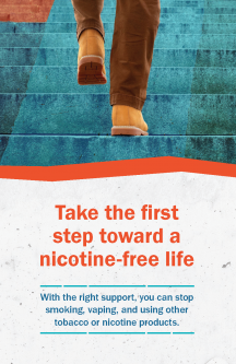 Take the First Step Toward a Nicotine-Free Life Brochure - Multiple Languages