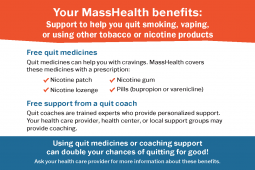 You Can Quit Smoking with MassHealth! Card - Multiple Languages