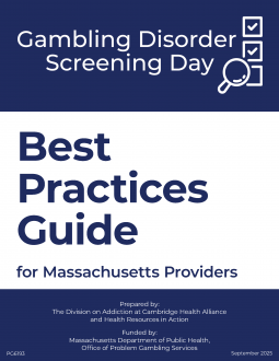 Gambling Disorder Screening Day Event Best Practices Guide - English