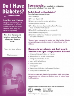 Adults: Massachusetts Health Promotion Clearinghouse