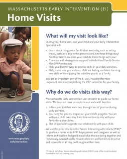Early Intervention Home Visiting Flyer