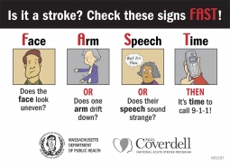 Coverdell FAST Learn the Signs of Stroke Magnets