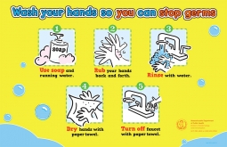 Wash Your Hands So You Can Stop Germs Poster