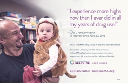 MA Substance Use Helpline Story Poster (Featuring Caucasian Male) - English