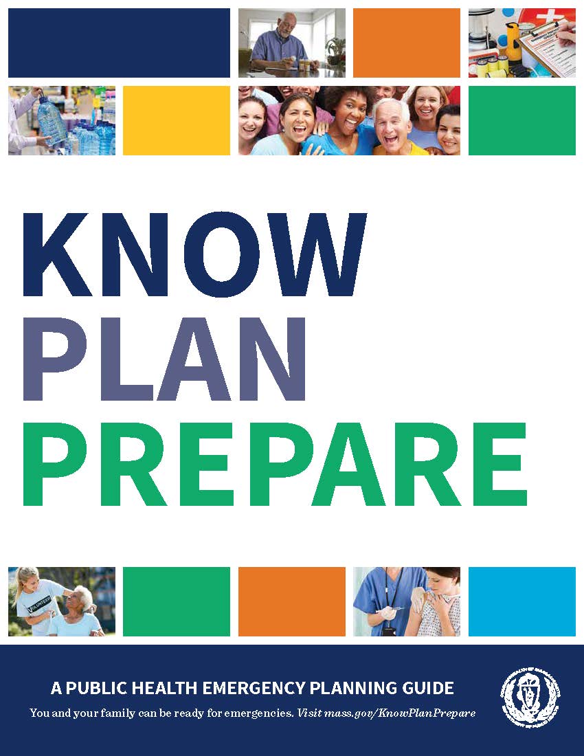 Know Plan Prepare Brochure Massachusetts Health Promotion Clearinghouse 3151