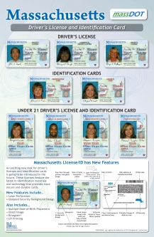 Massachusetts Drivers' Licenses and IDs poster