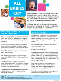 All Babies Cry Fact Sheet