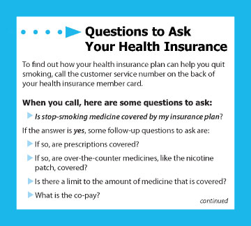 Cessation Insert Questions To Ask Your Insurance Card