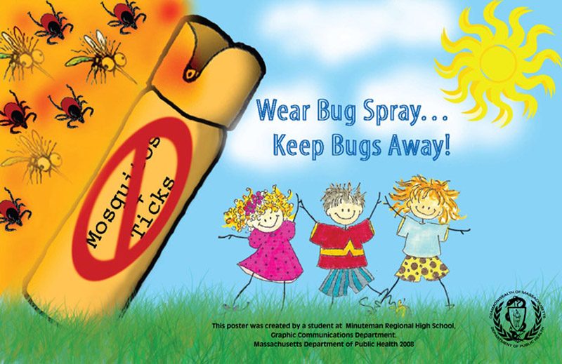 Wear Bug Spray.. Keep Bugs Away! Massachusetts Health Promotion