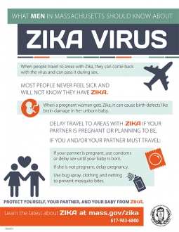 What Men in MA Should Know About Zika Virus Flyer
